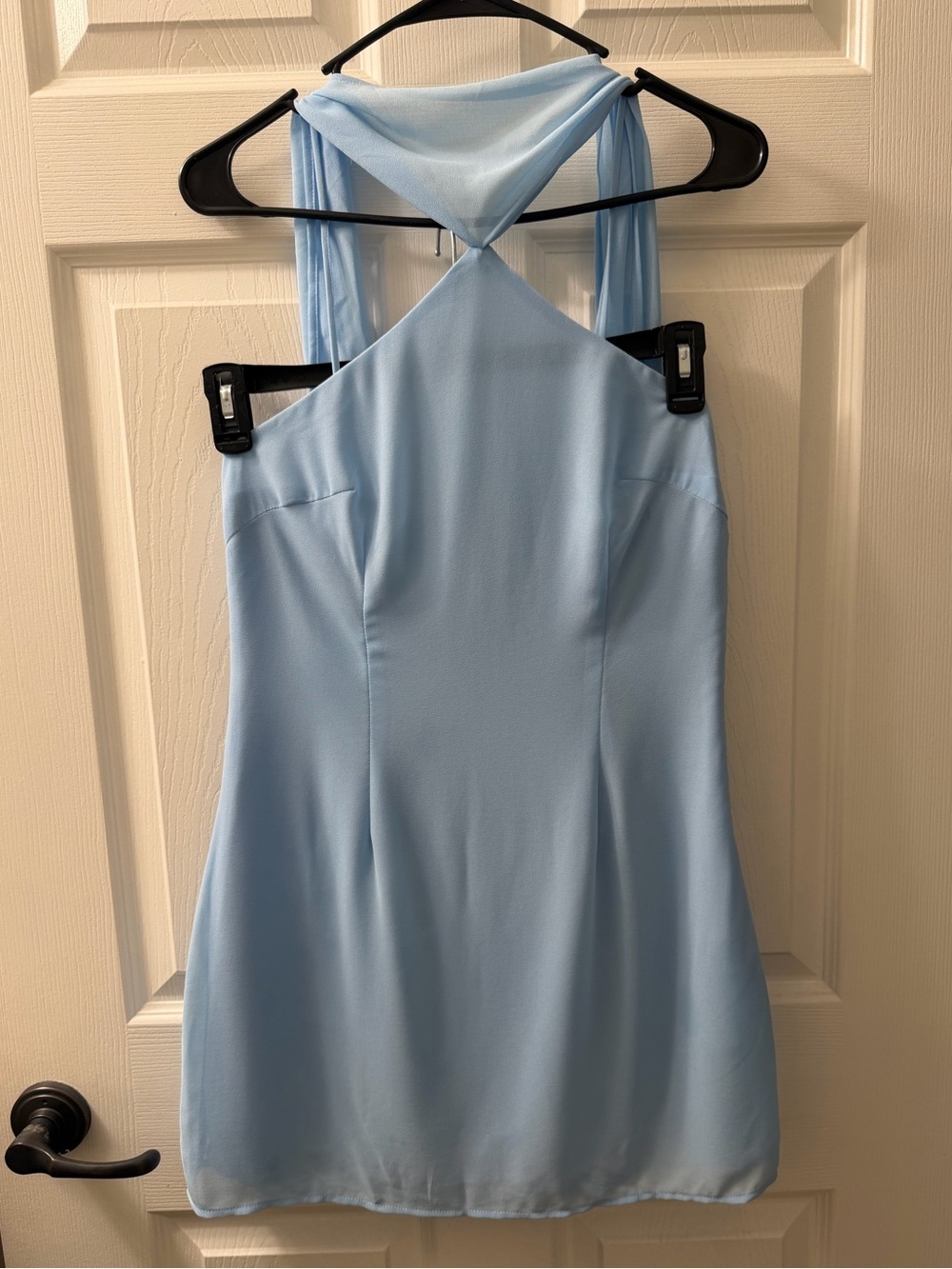 REVOLVE More to Come Chiara Mini Dress in Baby Blue - Picture 4 of 9